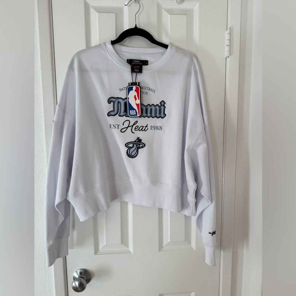 Pro Standard NBA Miami Heat Crewneck Sweatshirt Medium New